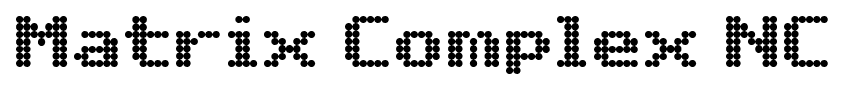 Matrix Complex NC font