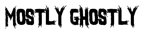 Mostly Ghostly font