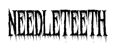Needleteeth font