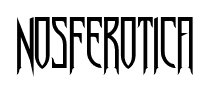 Nosferotica font