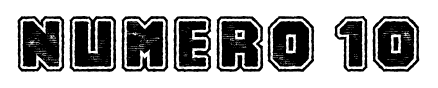 Numero 10 font