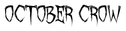 October Crow font
