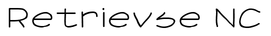 Retrievse NC font