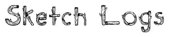 Sketch Logs font
