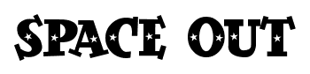 Space Out font