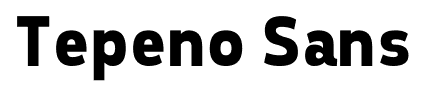 Tepeno Sans font