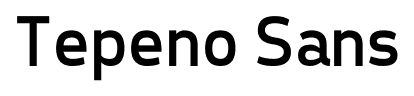 Tepeno Sans font