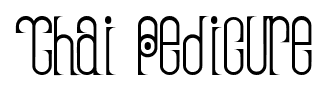 Thai Pedicure font