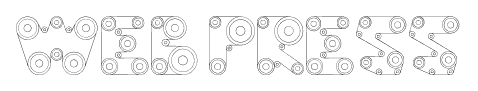 Web Press font