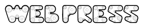 Web Press font