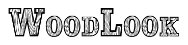 WoodLook font