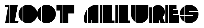 Zoot Allures font