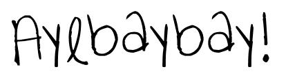Ayebaybay! font