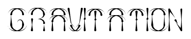 gravitation font