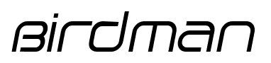 Birdman font