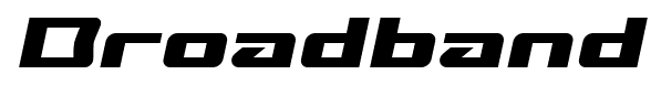 Broadband font