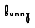 Bunny font