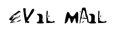EVIL MAIL font