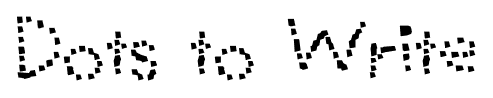 Dots to Write font