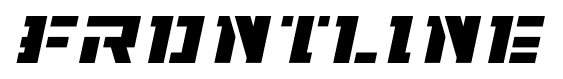 FRONTLINE font