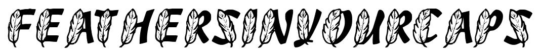 FEATHERSINYOURCAPS font