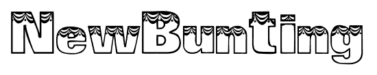 NewBunting font