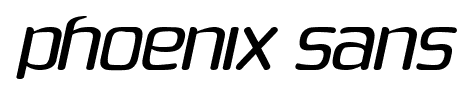 Phoenix Sans font
