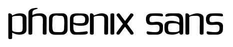 Phoenix Sans font