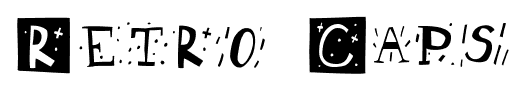 Retro Caps font