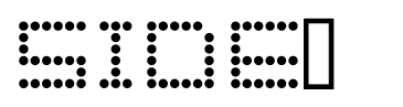 SIDE5 font