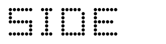 SIDE5 font