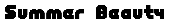 Summer Beauty font