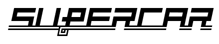 SUPERCAR font