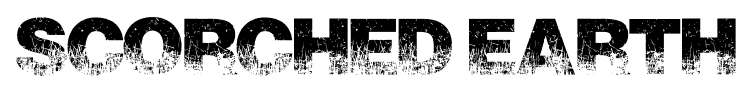 Scorched Earth font