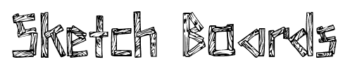 Sketch Boards font