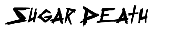 Sugar Death 2 font