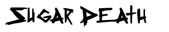 Sugar Death 2 font