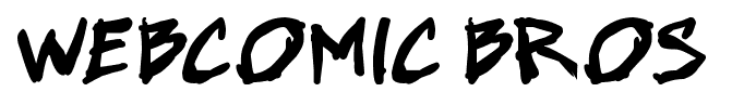 Webcomic Bros font