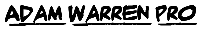 Adam Warren Pro font