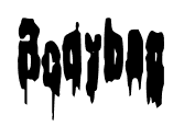 Bodybag font