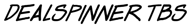 Dealspinner TBS font