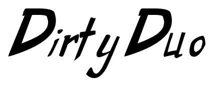 Dirty Duo font
