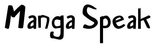 Manga Speak font