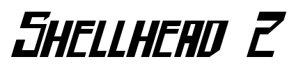 Shellhead 2 font