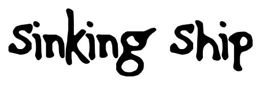Sinking Ship font