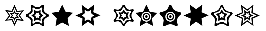 Star Things font