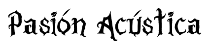 Pasión Acústica font