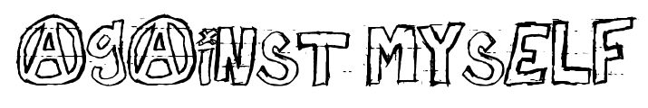 Against Myself font