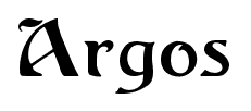 Argos font