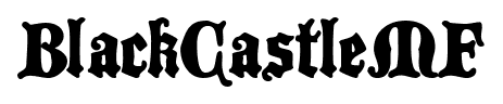 BlackCastleMF font